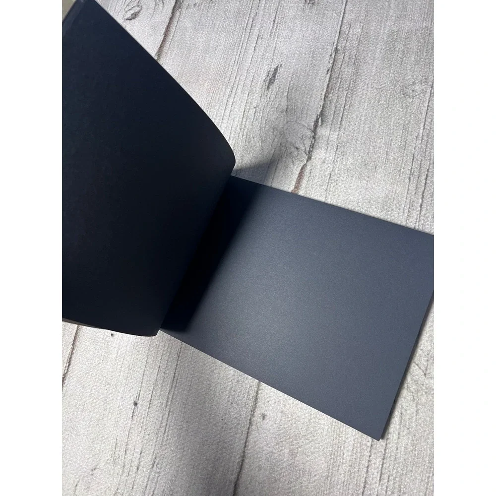 Vintage Wedding Guest Book / Album Engraved Cherubs Kraft Paper‎ Scrapbook Album